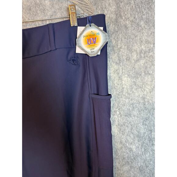Piper Navy Boot Cut Equestrian Pants - Picture 3 of 10